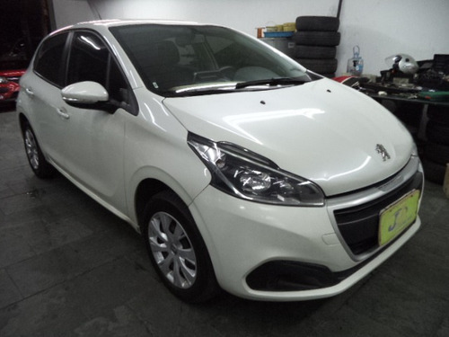 Peugeot 208 Active 1.2 12v Flex Mec Completo Dvd 2018 Branco
