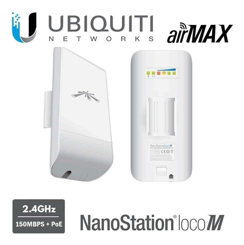 Antena De Wifi O Cliente Punto De Acceso Ap Nano Loco M2 