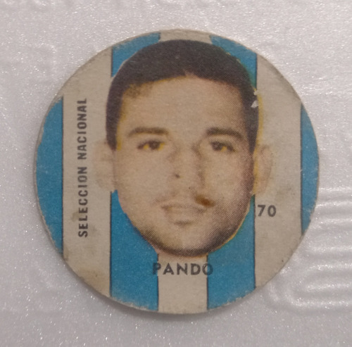 Figurita Carton Redonda N.70 Pando - Seleccion Nacional