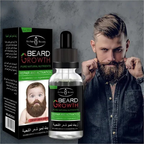Imagen 2 de 5 de Serum Para Barba , Estimula Crecimiento , Mas Barba
