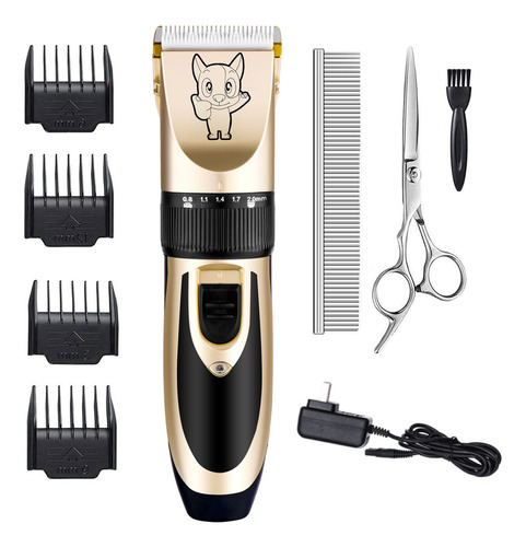 Recargable Profesional Mudo Mascota Perro Gato Pelo Clipper 