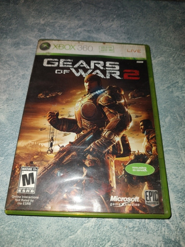Xbox 360 Live Videojuego Gears Of War 2 Físico En Español 