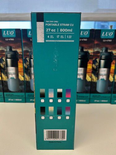 Botella Térmica Acero Inoxidable Frío/calor Grabado Laser Blanco