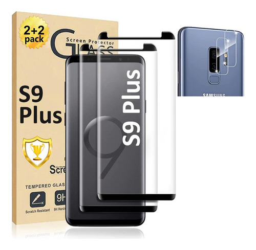 Protector De Pantalla Micger Galaxy S9 Plus, Paquete De 2 Pr