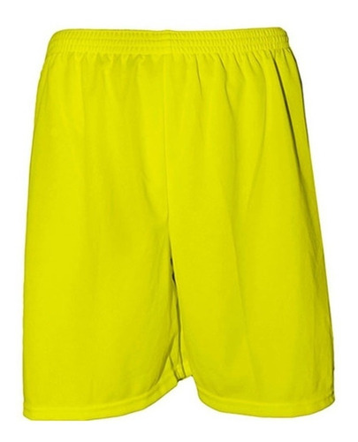 Calção Shorts Bermuda De Futebol Em Poliéster Kit 5 Pcs