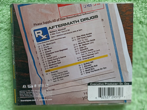 Eam Cd Doble Eminem Relapse Refill 2009 Edic Especial Dr Dre