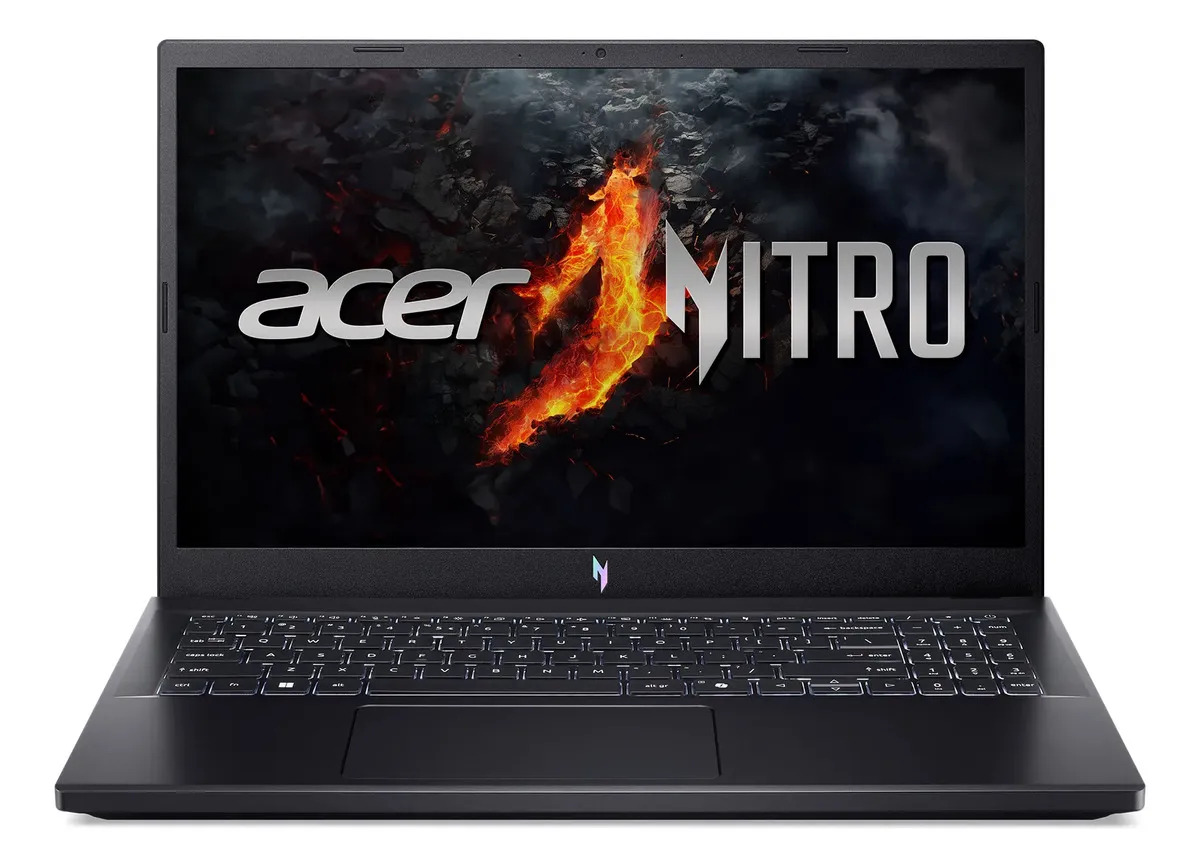 Foto do produto: Notebook Gamer 15.6" Acer Nitro V 15 com Processador AMD Ryzen 7 7735HS Placa de Vídeo NVIDIA GeForce RTX 4050 de 6GB Memória RAM de 8GB DDR5 SSD de 512GB Tela IPS 165Hz Linux