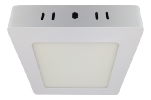 Plafon Led Cuadrado 6w Aplicar En Techo 220v Frio Calido