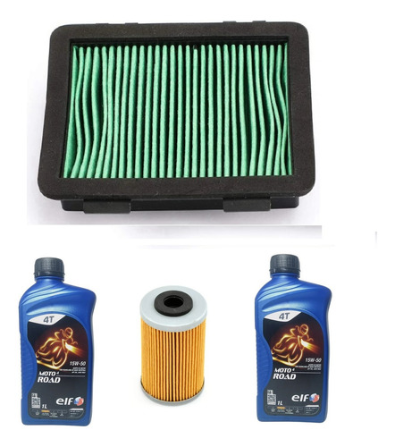 Kit Filtros + Aceite Ktm Rc 390 Mantenimiento Service