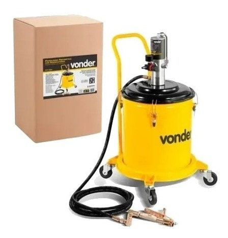 Propulsora Pneumática Para Graxa 30kg Com Rodas - Vonder