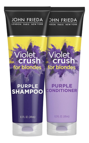 Pack Jhon Frieda Violet Crush Shampoo + Acond 250 Ml