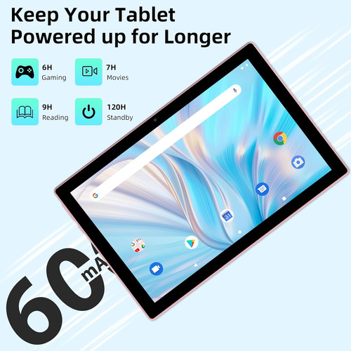 Tablet Zzb 10.1 Android 14 8gb+64gb Com Teclado E Mouse