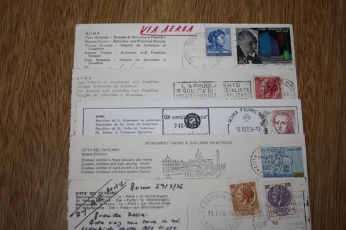 Lote Postales Paisajes De Italia - Roma / Vaticano (Usado)