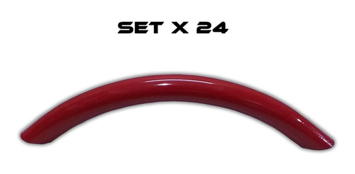 Imagen 2 de 9 de Manija 96 Mm Hierro Rojo X 24u - 3090 R - Fdn