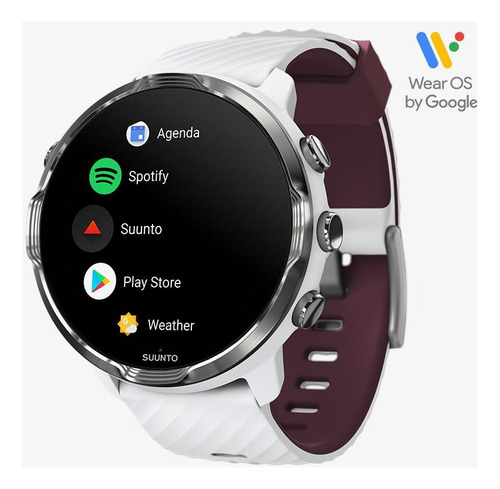 Smartwatch Suunto 7 White Burgundy + Acccesorios Extras