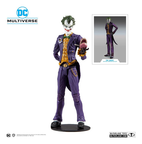 The Joker Batman Arkham Asylum Detalles Empaque