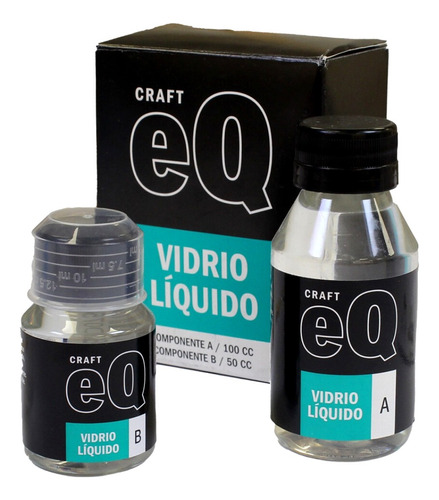 Resina Epoxi Vidrio Liquido Eq Arte 150cc