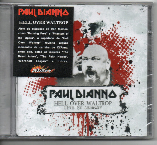 Cd Paul Di'anno Hell Over Waltrop - Live In Germany