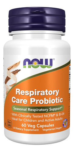 Now Respiratory Care Probiotic 60caps