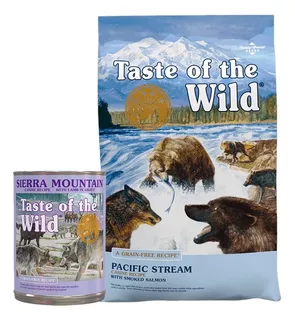 Comida Para Perro Taste Of The Wild Salmon 12.2kg + Pate