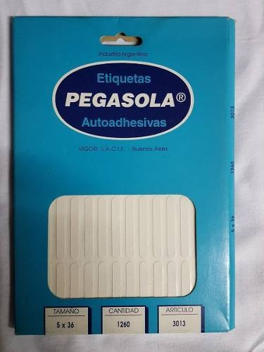 Etiqueta autoadhesiva Etiquetas Pegasola 3013 