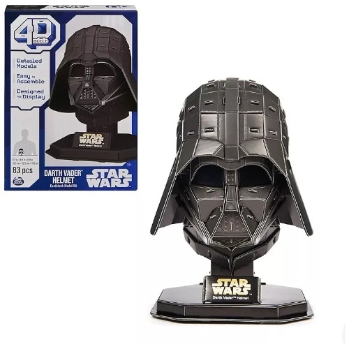 4d Build Darth Vader Helmet Star Wars Puzzle 83pcs Maqueta