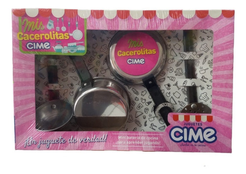 Juego Cocina Infantil Set Ollas Accesorios Juguete Niños