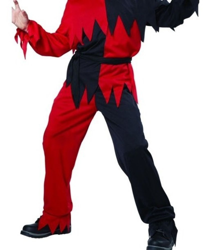 Evil Jester Disfraz Talla Large 8/10 Niño
