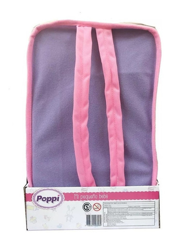 Poppi Mi Pequeño Bebé Marlu 3 En 1 Con Mochila - Cambiador