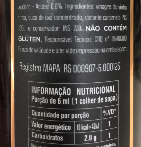 Vinagre Aceto Balsâmico Weinmann 250ml - Kit 2 Unidades