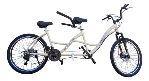 Bicicleta Dupla De Alumínio Aro 26 C/ Câmbio 21 Velocidades