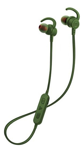 Auriculares Maxell Solid Bluetooth Microfono Bt100 Original Color Verde