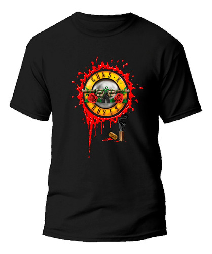 Remera Algodón Guns N Roses Heavy Metal Musica Bandas