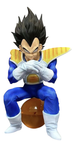 Figura Vegeta Sentado En Esfera 22cm Saga Namek Dragon Ball