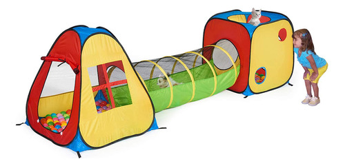 Utex 3 En 1 Tienda De Campaña Inflable Con Túnel Y Piscin.