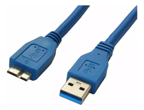 Cable Micro Usb 3.0 Para Disco Externo Wd Passport 1 Metro