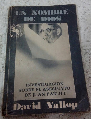 Libro En Nombre De Dios Investigación Crimen Juan Pablo I 