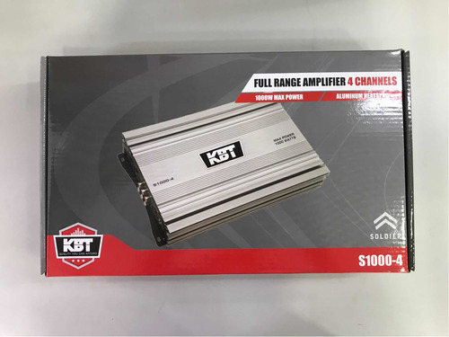 Amplificador  Para Carro Kbt S1000-4  1000watts De Potencia 