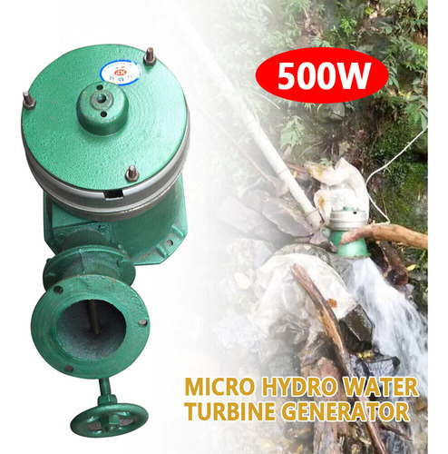 500w Water Wheel Turbine Micro Hydro Generator Hydroelec Ttb