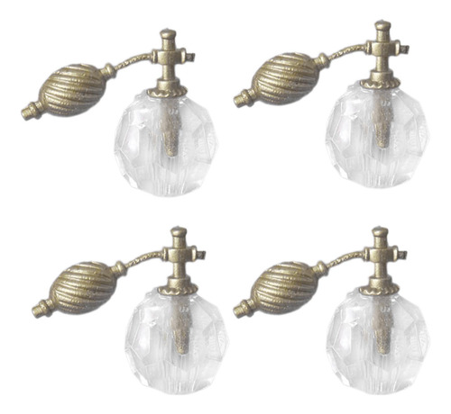 2 Garrafa De Perfume Em Miniatura Com 4 Peças Modelo De