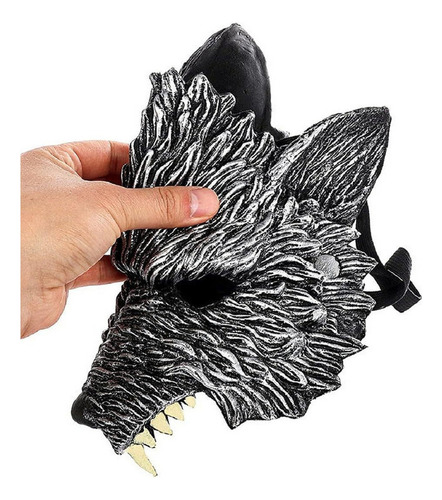Navidad Máscara De Lobo De Halloween Media Cara Máscara