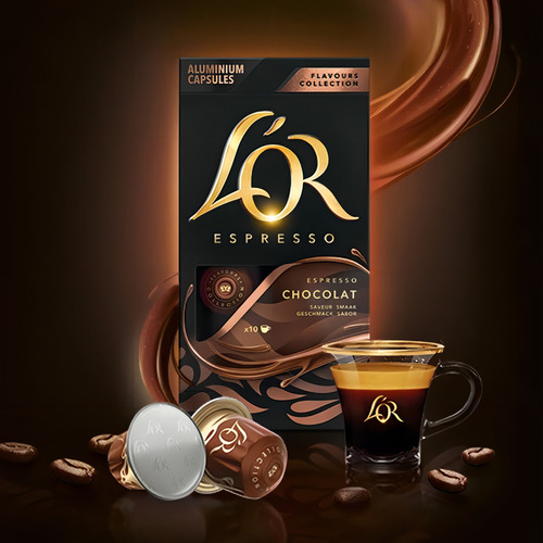 Café Cápsulas Lor Nespresso Chocolate Kit Com 100 Cápsulas