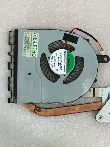 Imagem 3 de 6 de Cooler + Dissipador Dell 14 Série 5000 - 5458 B10