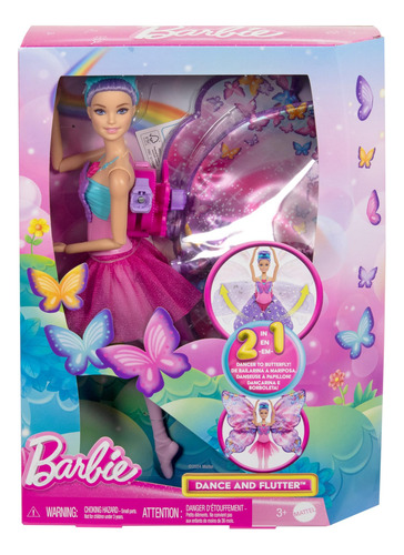 Doll Barbie Dance And Flutter Transformation 2 En 1