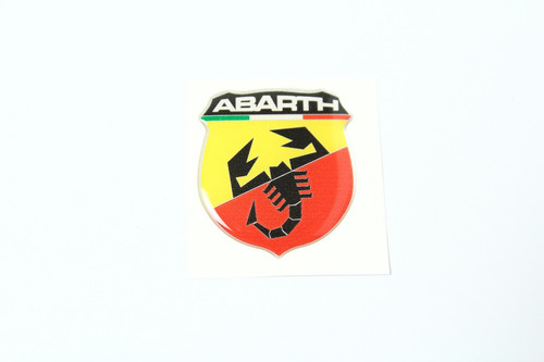 Emblema Adesivo Resinado Fiat Stilo Abarth 4x4 Cms Stilr04