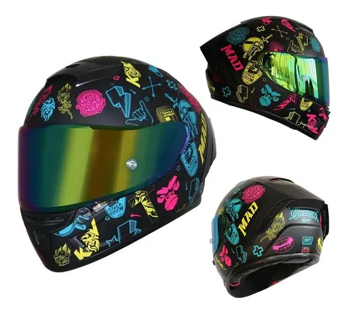 Casco para moto marca kov sales
