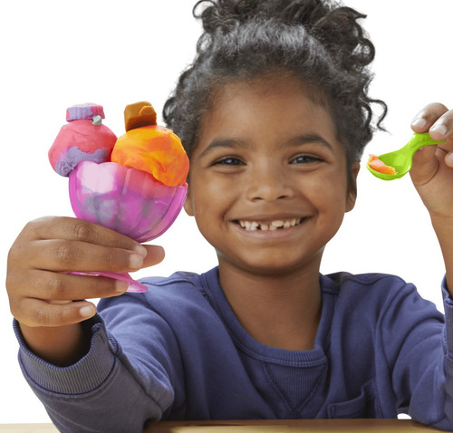 Set De Masas Play Doh Heladería Multicolor +3 Años Multicolor