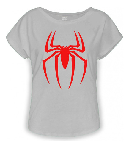 Playera Spiderman Jaspe Hombre Araña Dama Logo Marvel 1454