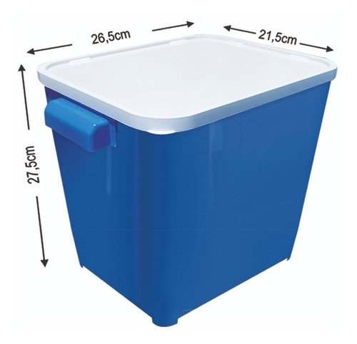 Porta Ração Pote Portátil Canister P/ Até 6 Kg Furacão Pet Cor Preto
