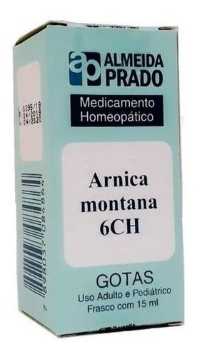 Arnica Montana 6ch Almeida Prado Gotas 15ml